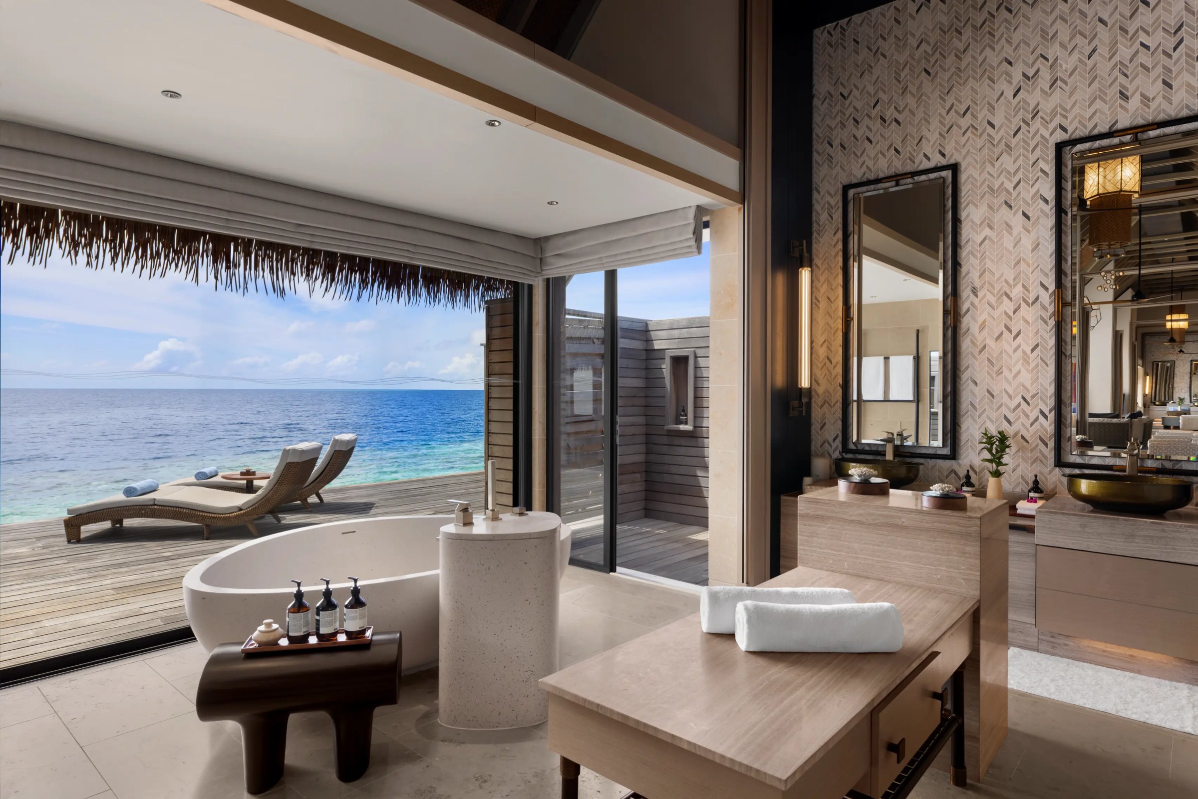 Two Bedroom Overwater Villa with Pool at Waldorf Astoria Maldives Ithaafushi, view 3